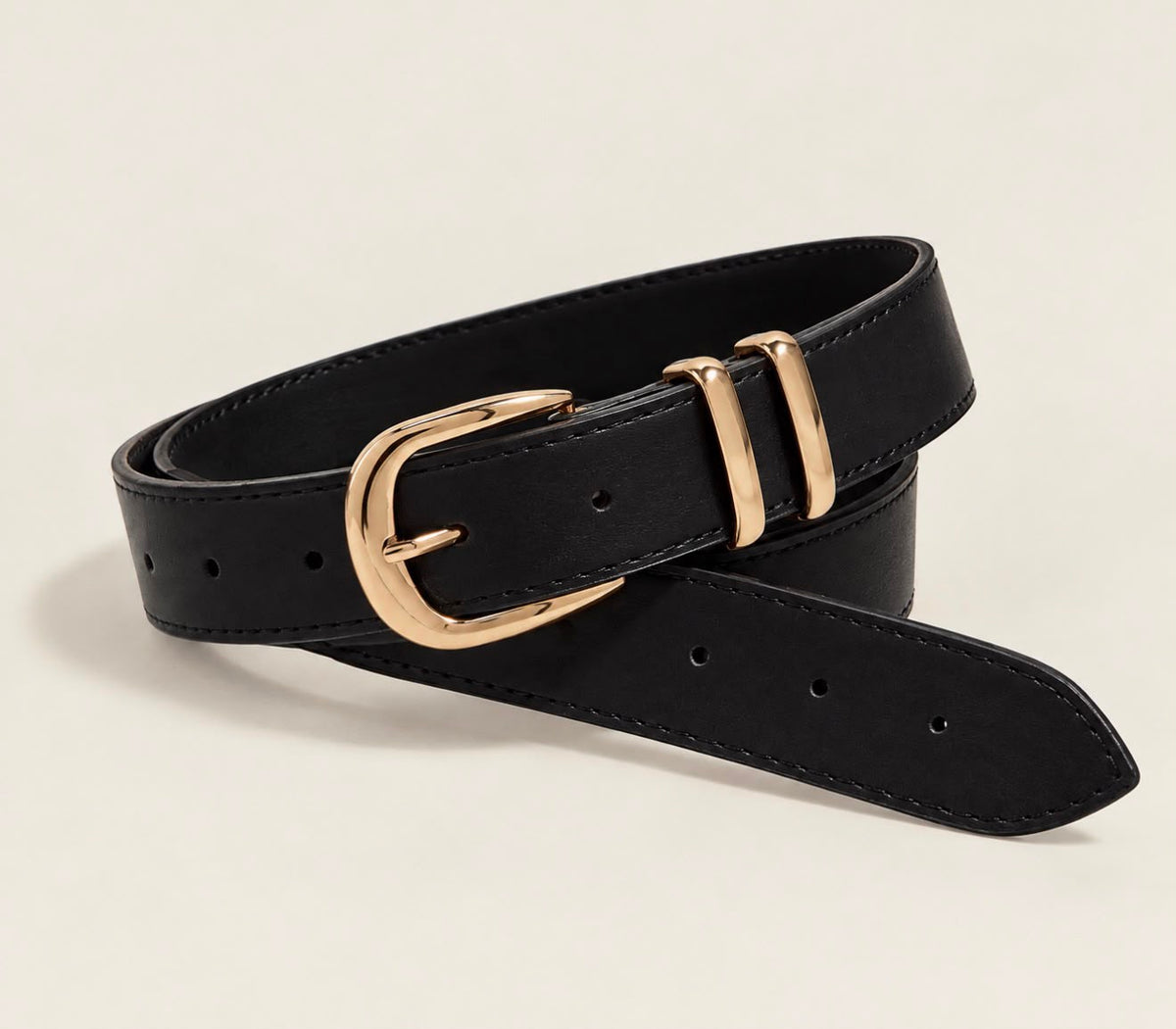 Ceinture Élise – Boucle dorée