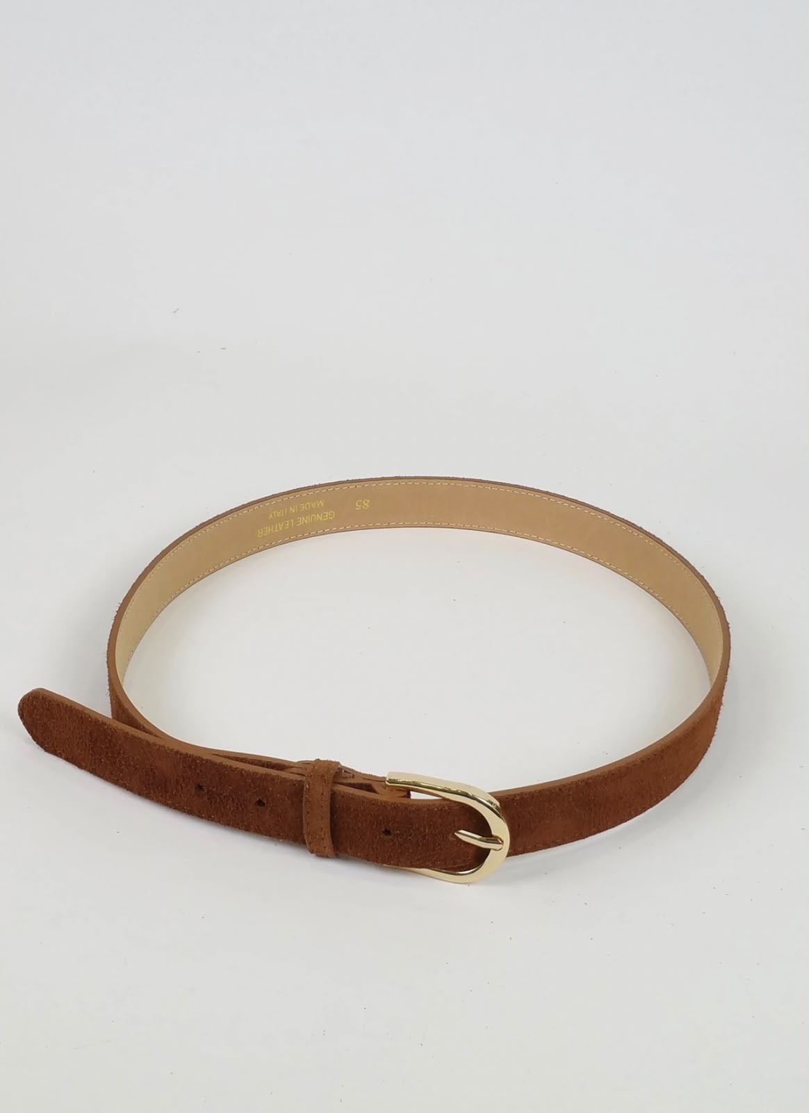 Ceinture Alba – Suédine & boucle dorée