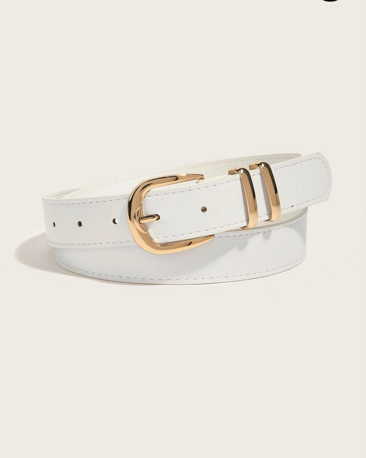 Ceinture Élise – Boucle dorée